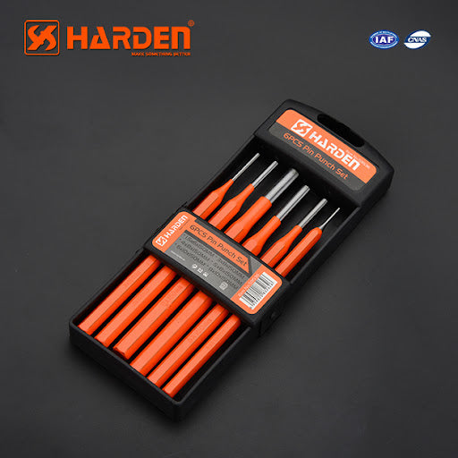 6Pcs Pin Punch Set 610836  | Company Harden | Origin China