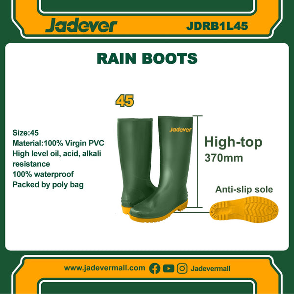 Rain boots 45" JDRB1L45 | Company : Jadever | Origin : China