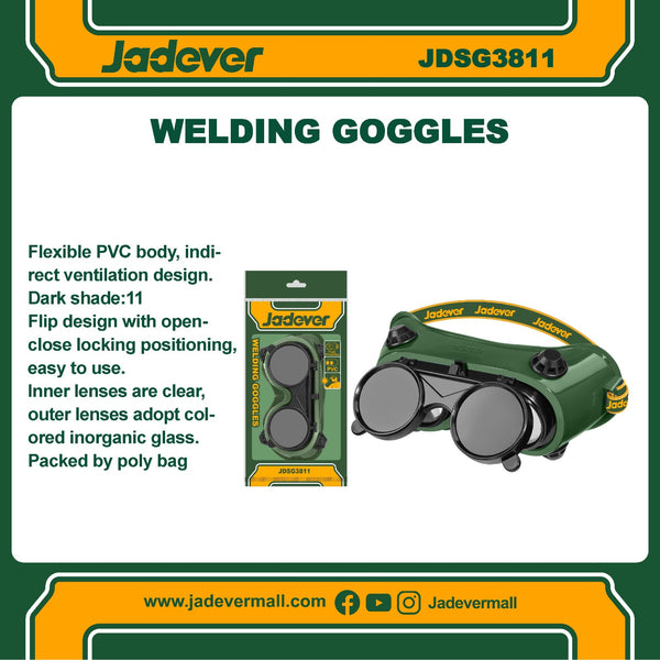 Welding goggles JDSG3811 | Company : Jadever | Origin : China