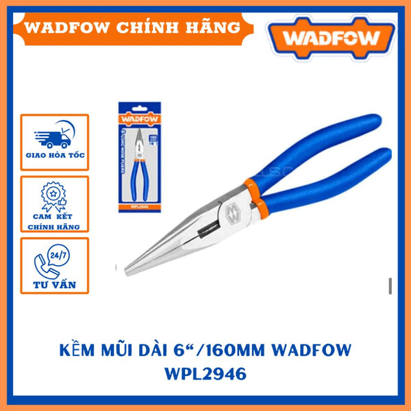 LONG NOSE PLIERS 6" WPL2946 | Company: Wadfow  | Origin: China