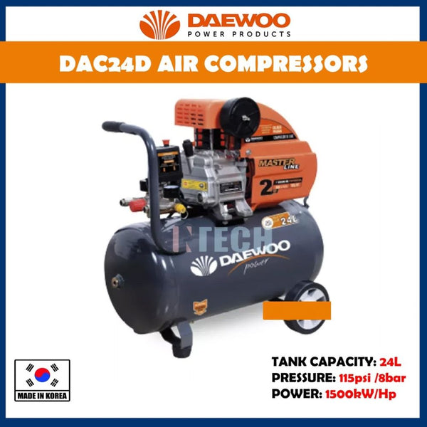 AUTO AIR COMPRESSOR 24L DAAC24 | Company : Daewoo | Origin : Korea