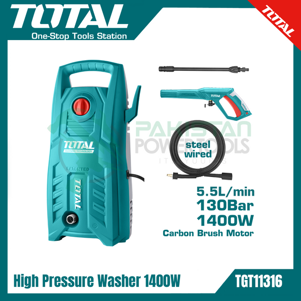High pressure washer 130Bar TGT11316  |  Company: Total  |  Origin: China