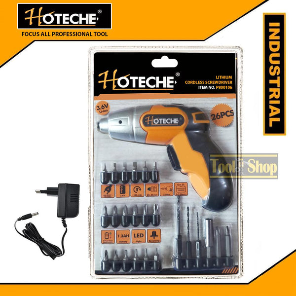 CORDLESS SCREWDRIVER 3.6V P800106 | COMPANY: HOTECHE | ORIGIN: CHINA