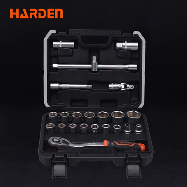 23Pcs 1/2" Drive Socket Set 510423 | Company: Harden | Origin: China
