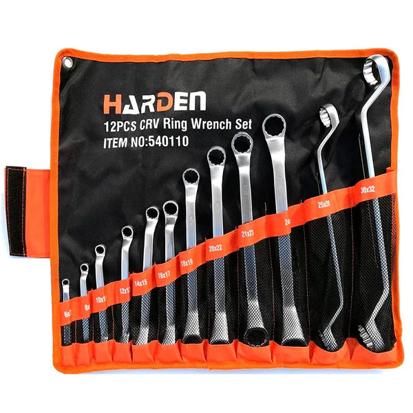 DOUBLE RING SPANNER SET 6-32mm 540110 | Company: Harden | Origin: China