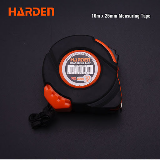 10mx25mm Measuring Tape 580010 | Company Harden | Origin China