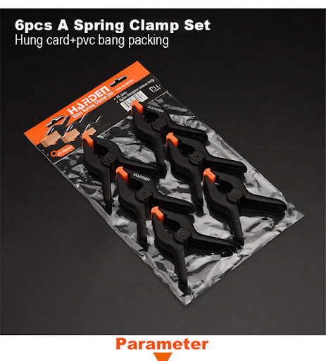 6Pc Spring Clamp Set 600354 | Company Harden | Origin China