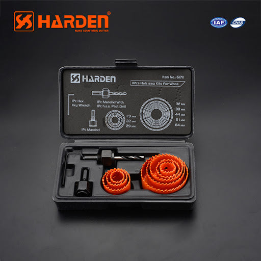 11Pcs Holesaw Kits For Wood 610546 | Company Harden | Origin China