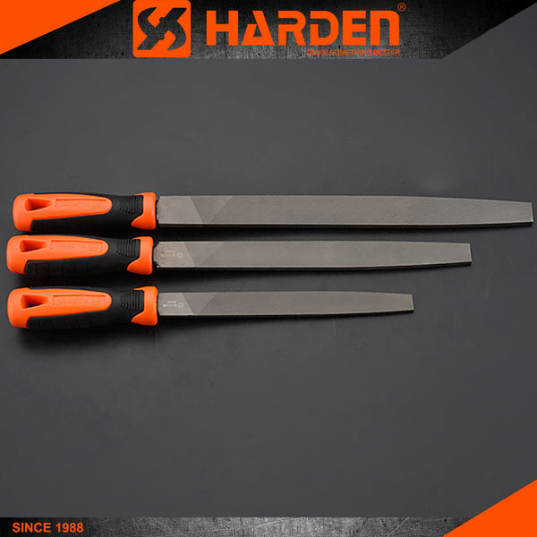 Flat bastard mill file with soft handle 610632 | Company Harden | Origin China