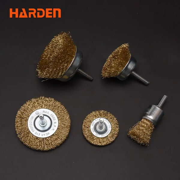 5Pcs Wire Brush Set 611535   | Company Harden | Origin China
