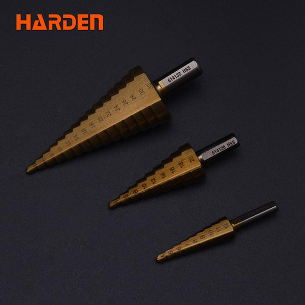 3Pcs Step Drill Bit Set 614143  | Company Harden | Origin China
