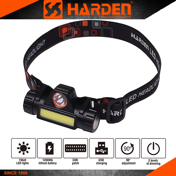 Rechargeable Hed Light 660733 | Company Harden | Origin China