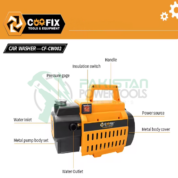 HIGH PRESSURE WASHER 130bar CF-CW002 | Company : Coofix | Origin : China