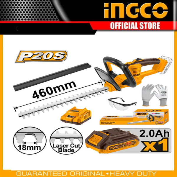 Cordless Hedge Trimmer 18" CHTLI20461 | Company: Ingco | Origin: China