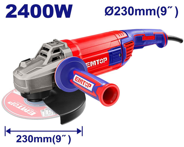 Angle Grinder 2400W  EAGR24093 | Company: Emtop | Origin: China