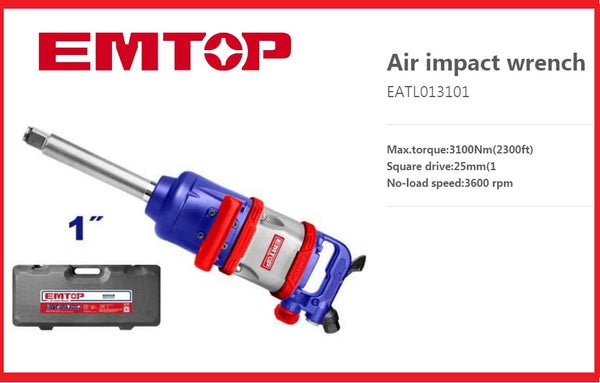 Air impact wrench EATL013101 | Company : EMTOP | Origin China