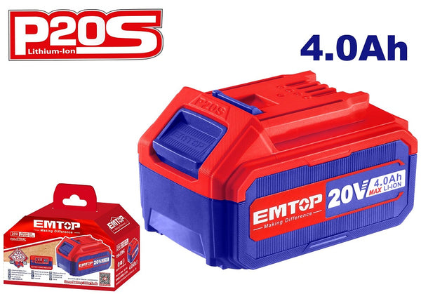 Lithium-Ion Battery Pack 20V EBPK2002 | Company: Emtop | Origin: China