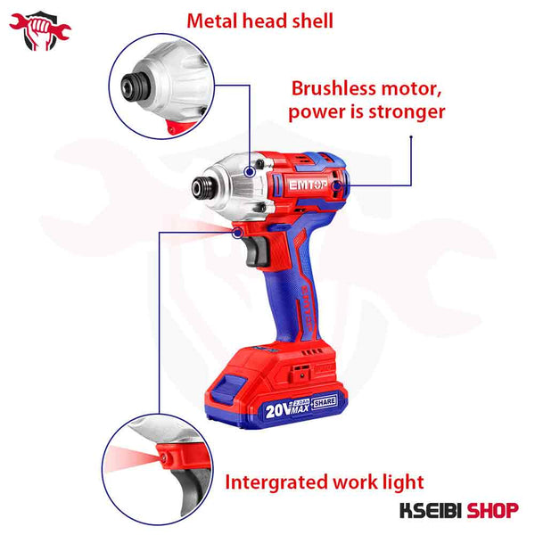 Lithium-Ion Impact Wrench 20V  ECDLIW20221 | Company: Emtop | Origin: China