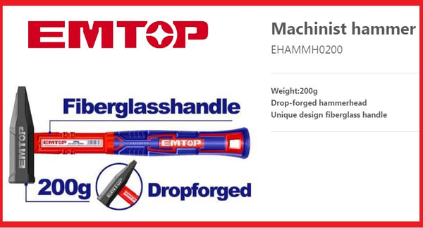 Machinist Hammer EHAMMH0200  | Company : EMTOP | Origin China