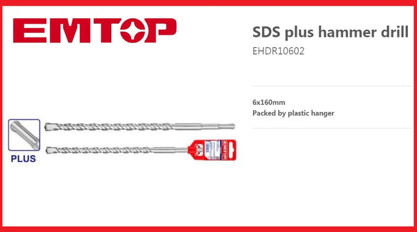 SDS Plus Hammer Drill EHDR10602  | Company : EMTOP | Origin China
