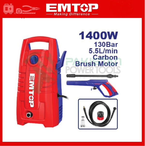 High pressure washer 130Bar EHPW1401 |  Company:Emtop |  Origin:China