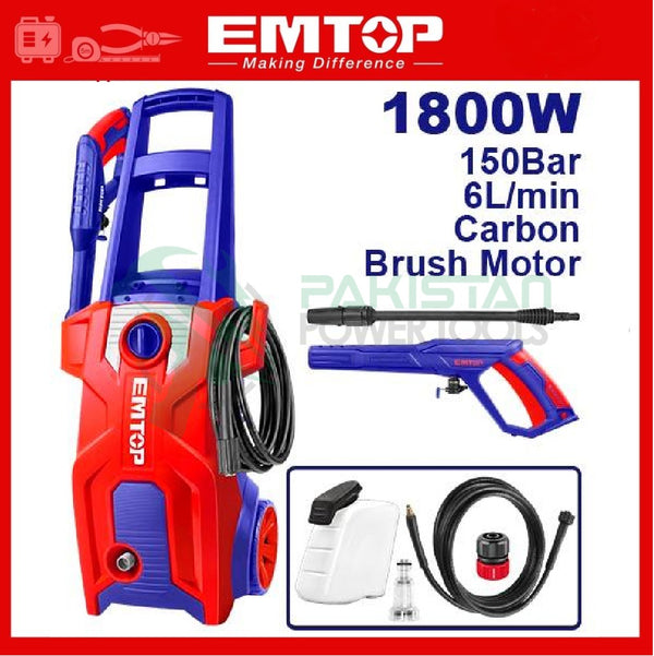 High pressure washer 150Bar EHPW1801 |  Company:Emtop |  Origin:China