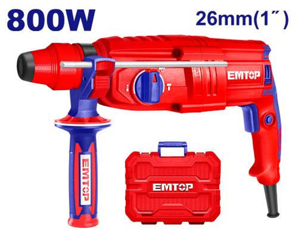 Rotary hammer 800W ERHRL801 | Company: Emtop | Origin: China