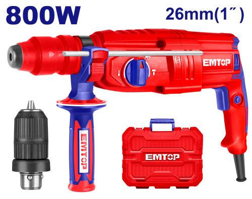 Rotary hammer 800W ERHRL802 | Company: Emtop | Origin: China