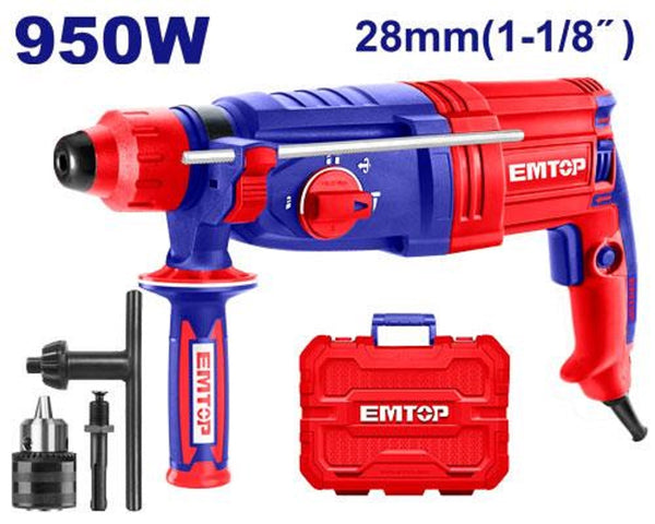 Rotary hammer 950W ERHRL951 | Company: Emtop | Origin: China