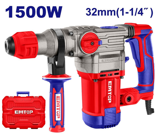 Rotary hammer 1500W ERHRP1503 | Company: Emtop | Origin: China