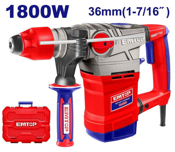 Rotary hammer 1800W ERHRP1801 | Company: Emtop | Origin: China