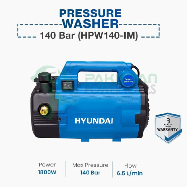PRESSURE WASHER 140bar HPW140-IM | Company : Hyundai | Origin : China