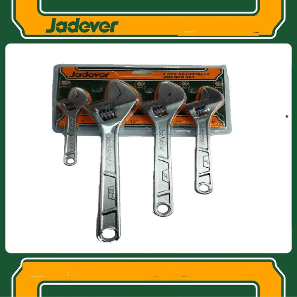 4 Pcs Adjustable  Wrench Set JDAW174K  | Company : Jadever | Origin : China