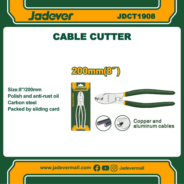 Cable cutter   JDCT1908 | Company : Jadever | Origin : China