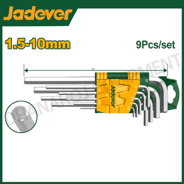 Hex Key 1.5-10mm  JDHK1291  | Company : Jadever | Origin : China