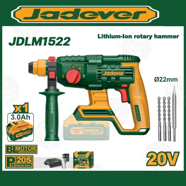 Lithium-Ion Rotary  HammeR 22MM JDLM1522   | Company : Jadever | Origin : China