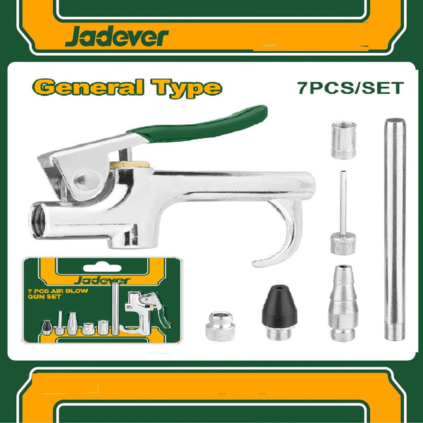 7 PCS AIR BLOW GUN SET JDQP9410 | Company : Jadever | Origin : China