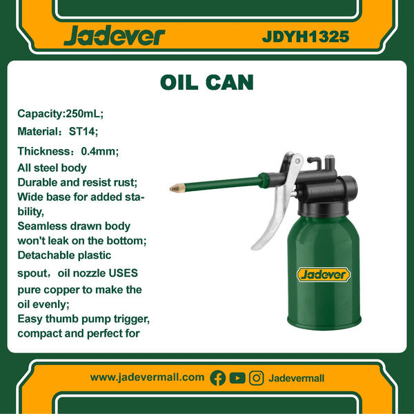 Oil can JDYH1325  | Company : Jadever | Origin : China