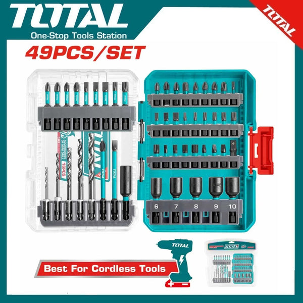 49 Pcs Impact  Screwdriver Bits Set TACSDL24906 | Company: Total | Origin: China