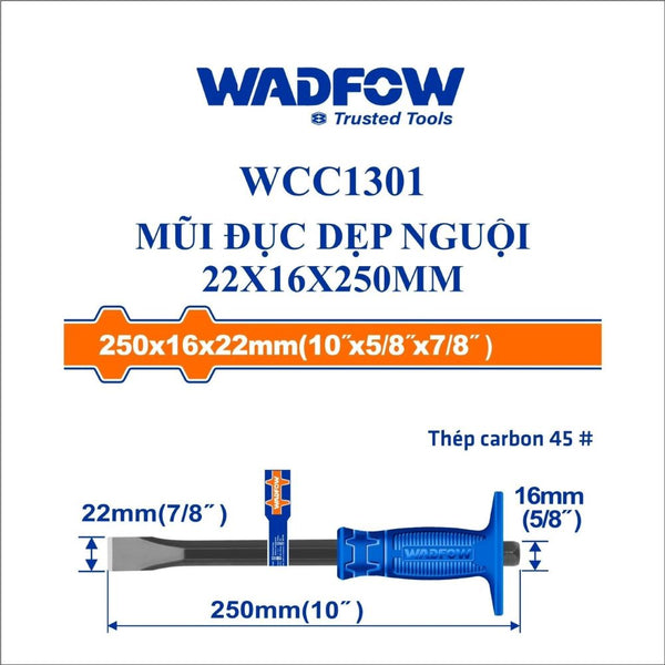 COLD CHISEL 25mm WCC1302 | Company: Wadfow | Origin: China