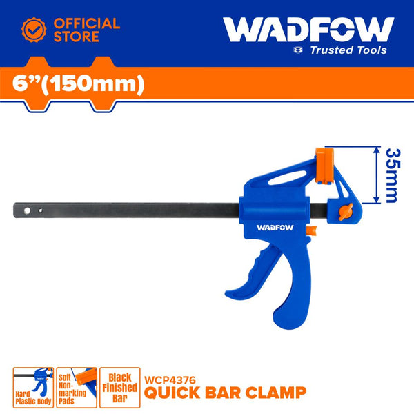 QUICK BAR CLAMP 6''  WCP4376 | Company: Wadfow | Origin: China