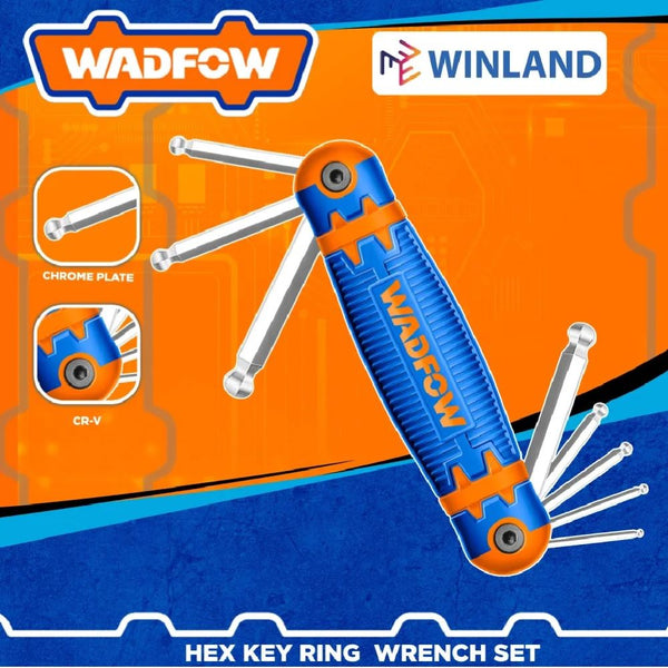 8Pcs BALL POINT HEX KEY 8mm WHK2281 | Company: Wadfow | Origin: China