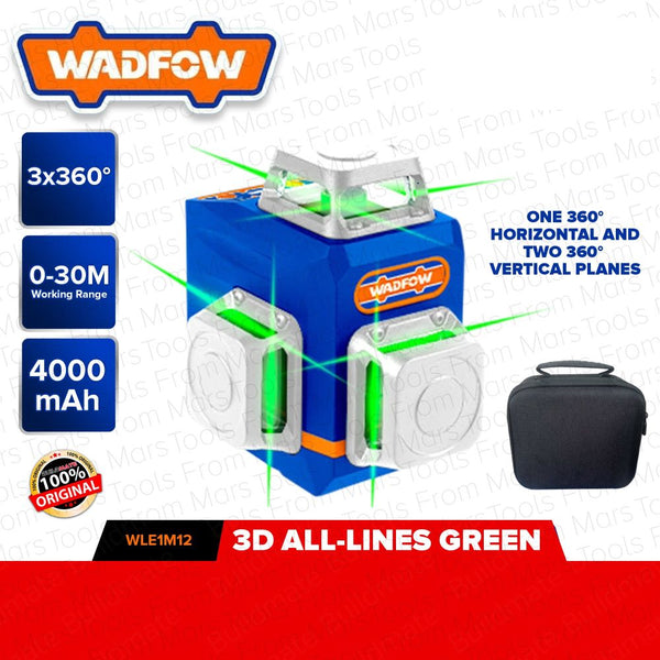 3D Green Beam  Self-Leveling Laser  Level WLE1M12   | Company: Wadfow | Origin: China