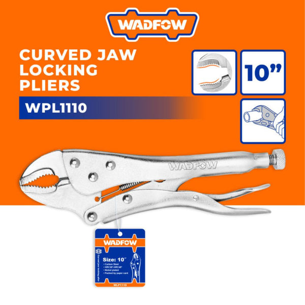 CURVED JAW LOCKING PLIER 10" WLP1110 | Company: Wadfow  | Origin: China