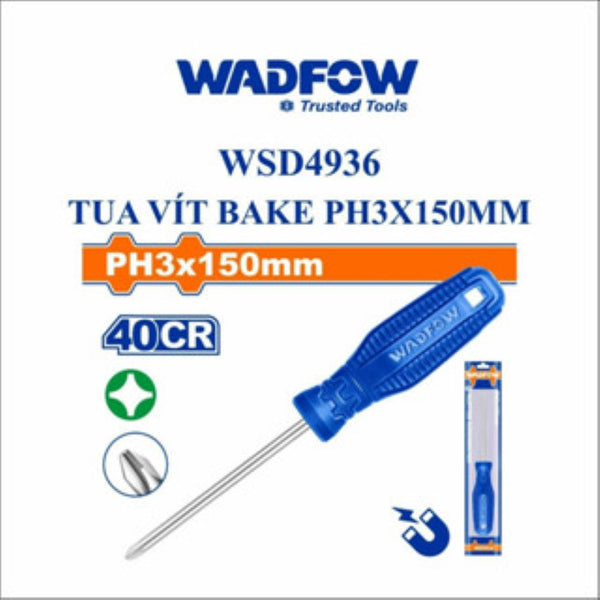 PHILLIPS SCREWDRIVER 6" WSD4936 | Company: Wadfow | Origin: China