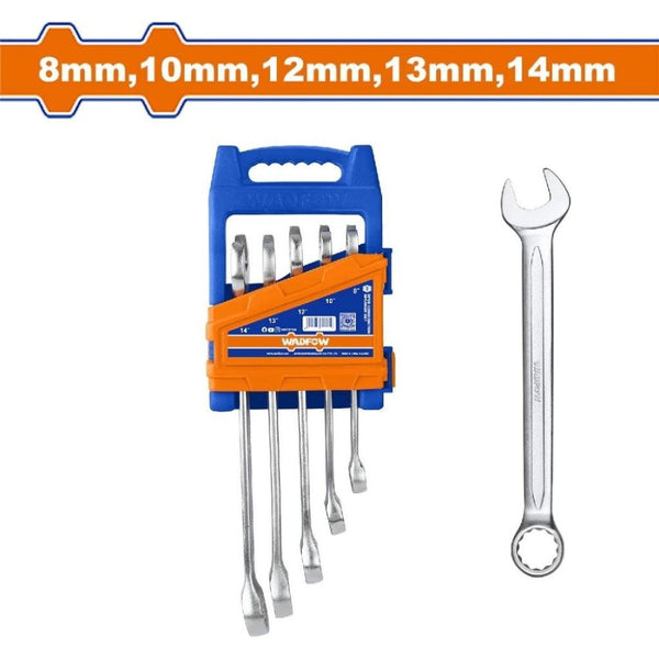 5Pcs COMBINATION SPANNER SET 8-14mm WSP1208 | Company: Wadfow | Origin: China