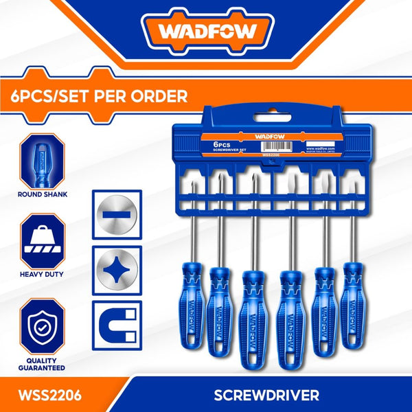 6Pc SCREWDRIVER SET WSS2206 | Company: Wadfow | Origin: China