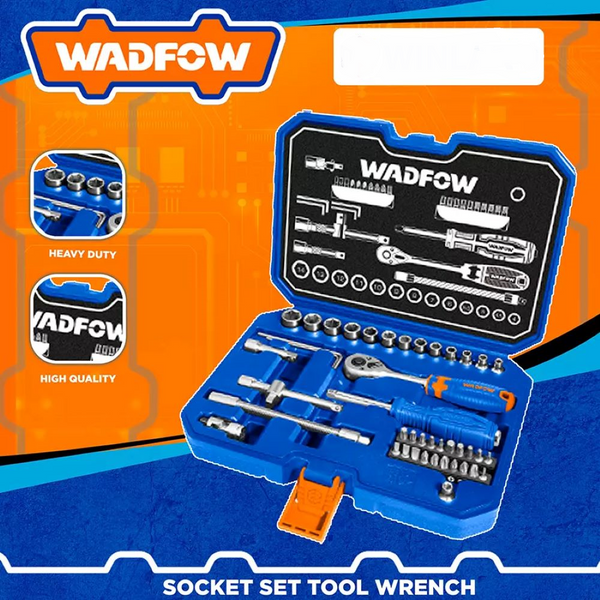 45Pcs 1/4" SOCKET SET WST4D45 |  Company: Wadfow  |  Origin: China