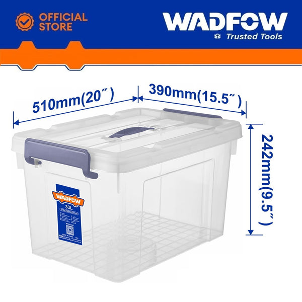 Plastic Storage Box 20"/33L WTB2335 | Company: Wadfow | Origin: China