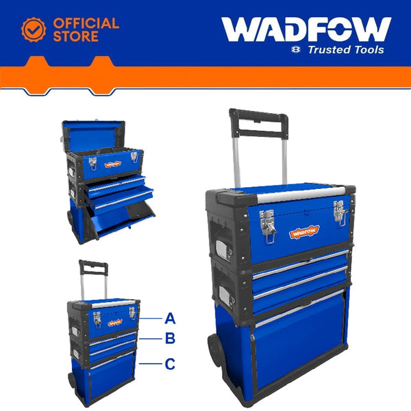 Trolley Style Tool Box 520x320x720mm WTB6A72 | Company: Wadfow | Origin: China